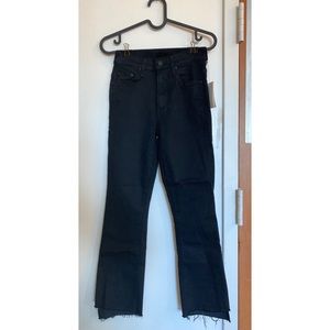 NWT Mother Denim Insider Crop Step Fray size 24